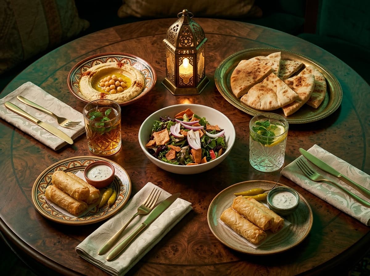 Jafra mezze and mains